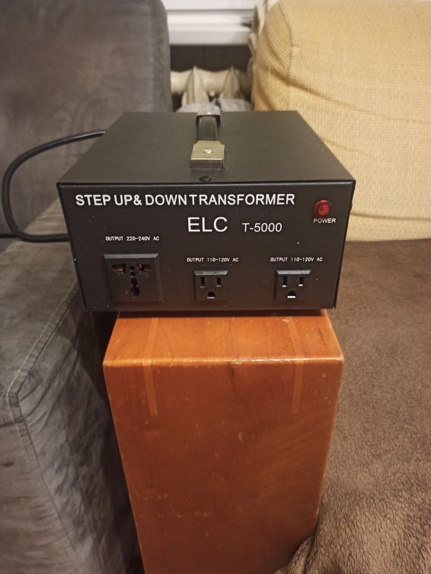 Transformator z ochroną wył ELC 5000 WATT Przetwornica napięcia