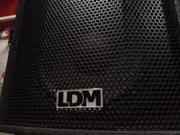 Kolumny LDM GDP-712XPRO nagłośnienie DJ głośniki gratis kable Neutrik!