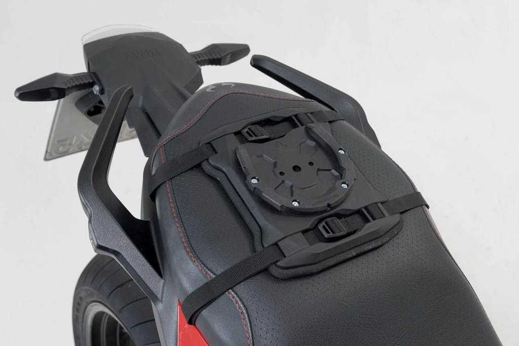 Suporte com encaixe rápido para bolsas sw-motech PRO Seat Ring