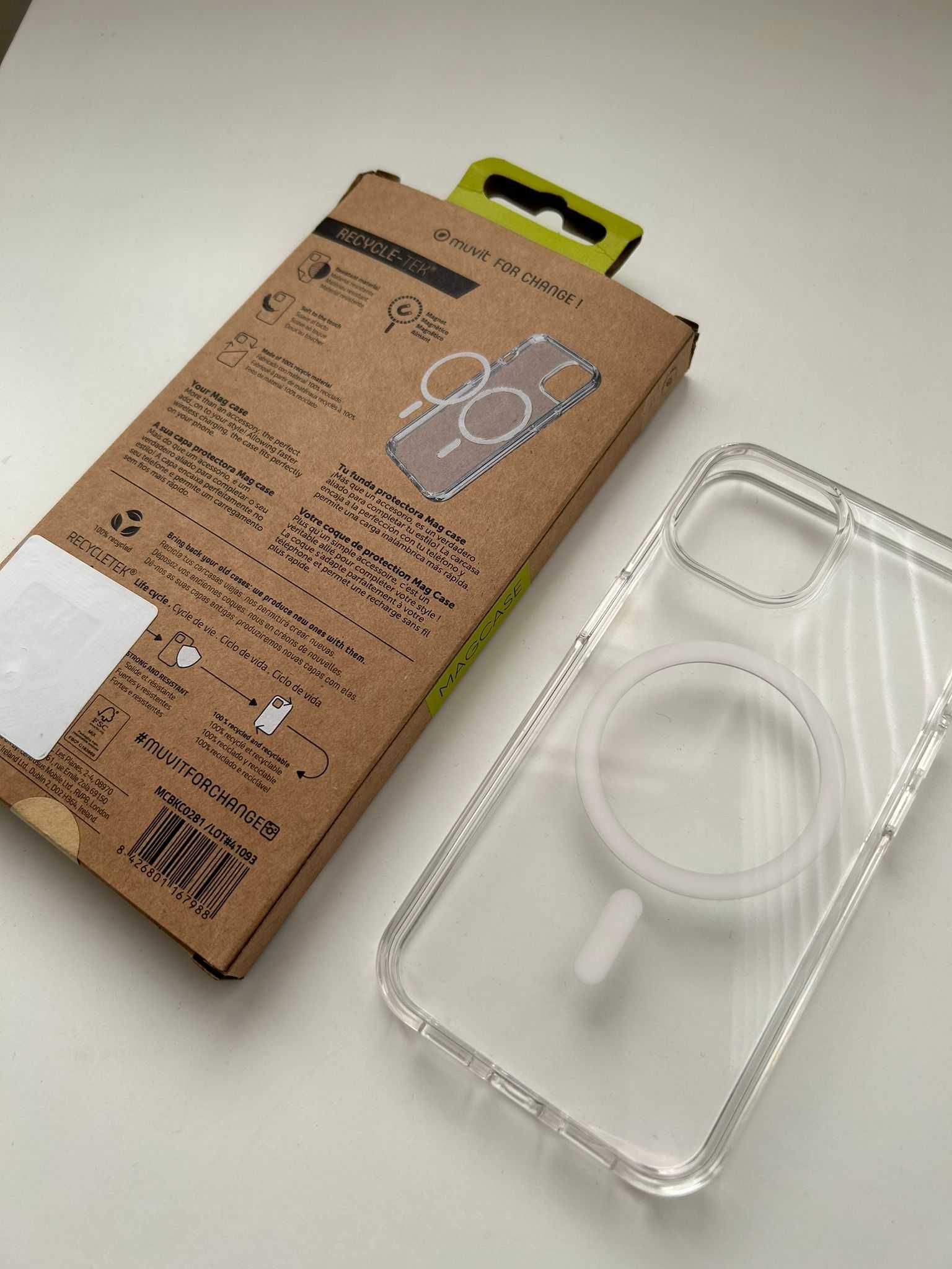 Capa iPhone 14 - eco-friendly - (caixa aberta mas NOVA)