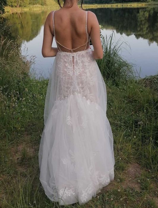 Suknia ślubna S (rybka)