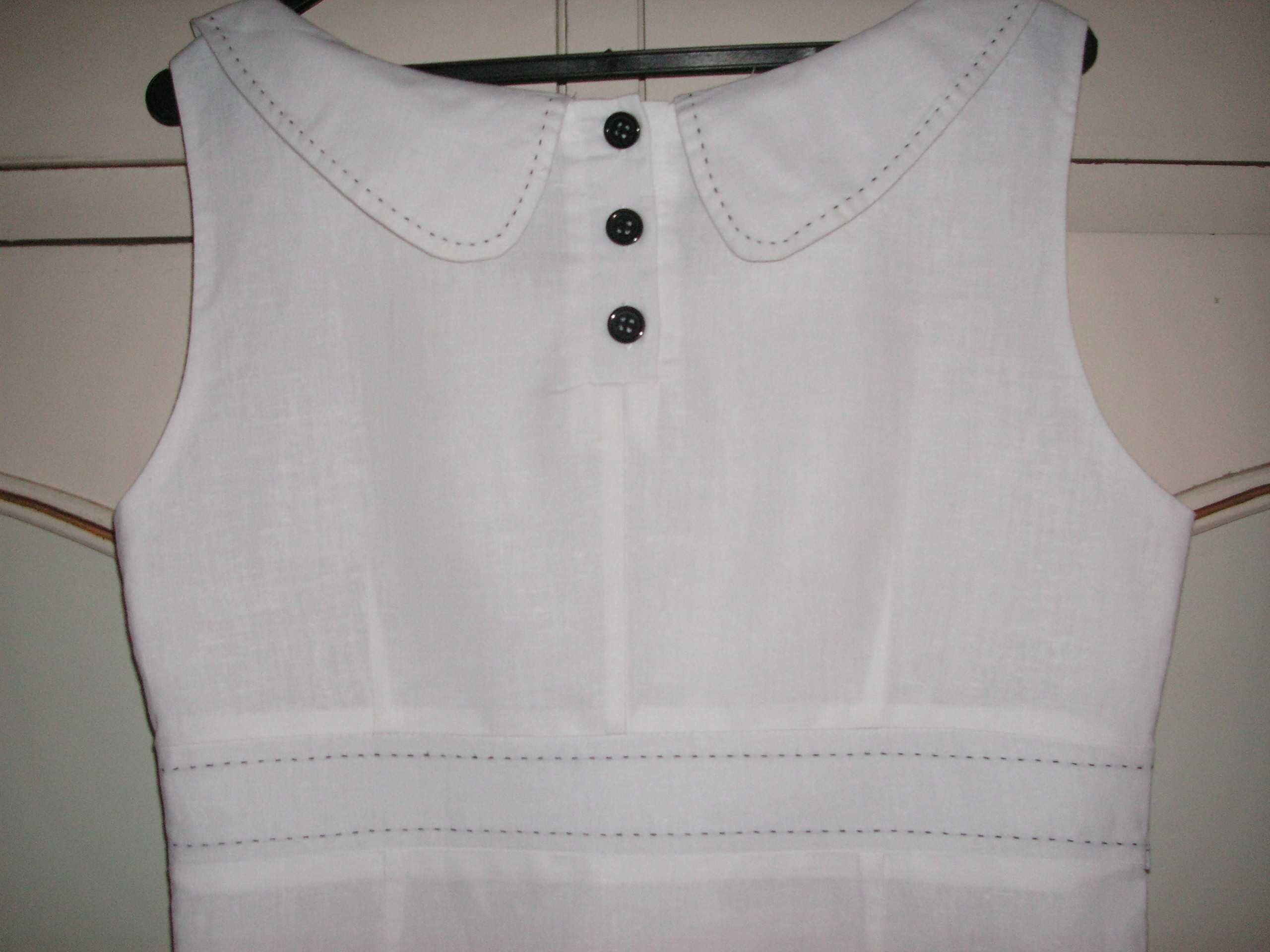 Vestido Fashion Elle/Azul e Lendas e Canções/Branco (Impecáveis)