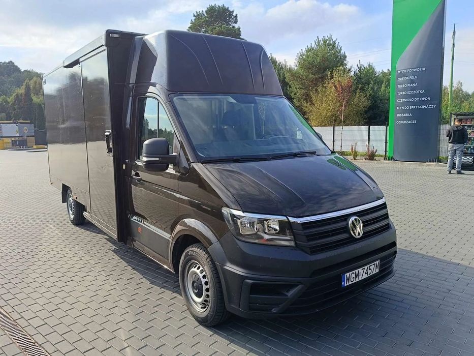 Volkswagen Crafter Kontener Pocztowy Niskopodłogowy Sklep Foodtruck Koniowoz Poczta Euro 6 179 tys Przebiegu  Volkswagen Crafter Pocztowy Niskopodłogowy Foodtruck Sklep Koniowoz