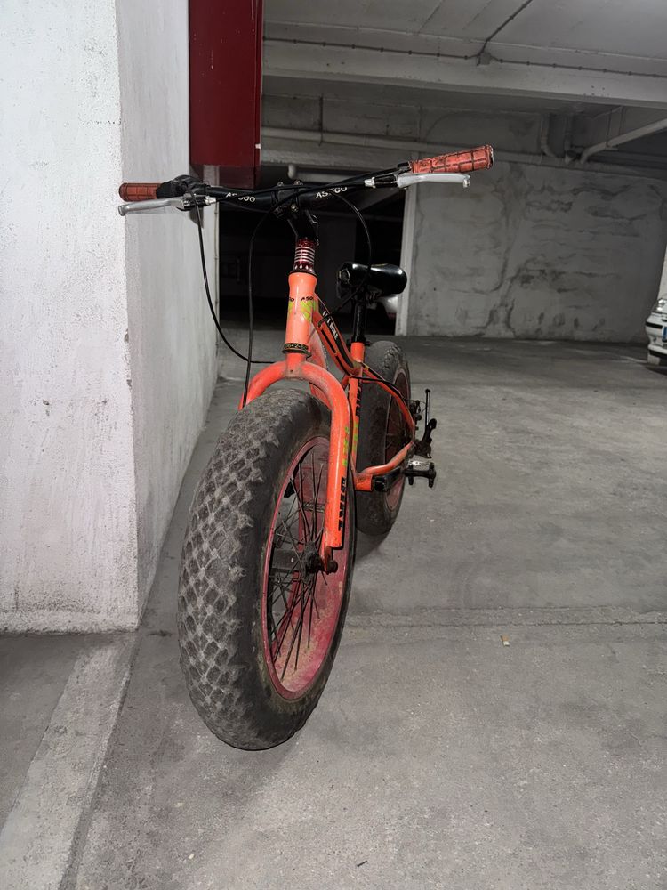 Bicicleta Fat Bike Asoco – Pneus largos – Ideal para praia e trilhas