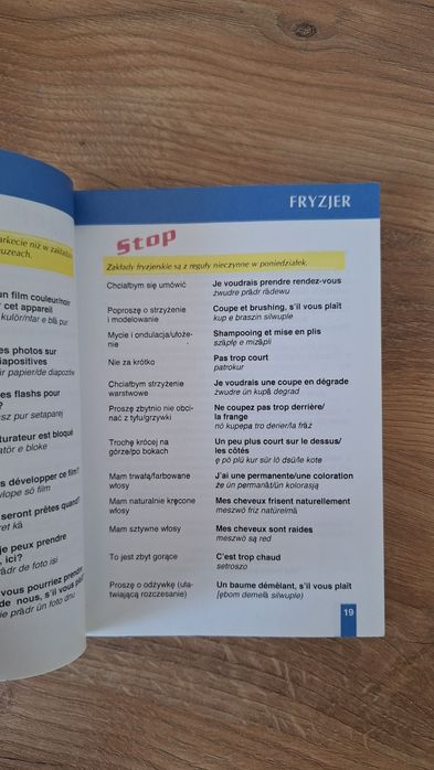 Francuski  rozmówki i słowniczek wydawnictwa Collins