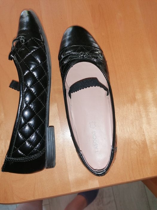 Baletki rozm 34 skórzane Lasocki