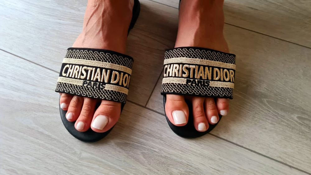 Klapki Christian Dior 36,37,38,39,40,41 Wysyłka natychmiast