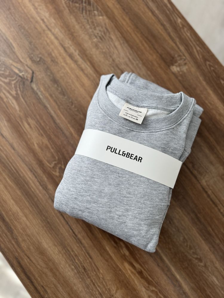 Костюм жіночий спортивний сірий світшот та джогери Pull&Bear S новий