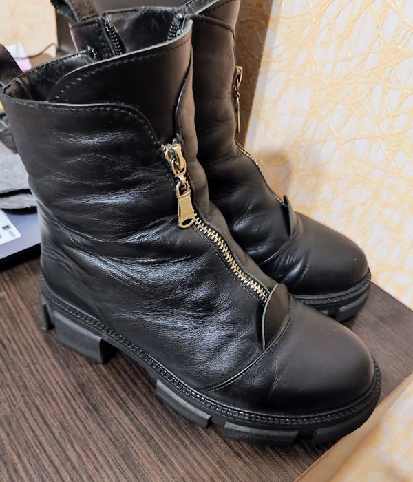 ботинки женские кожа зима 36р