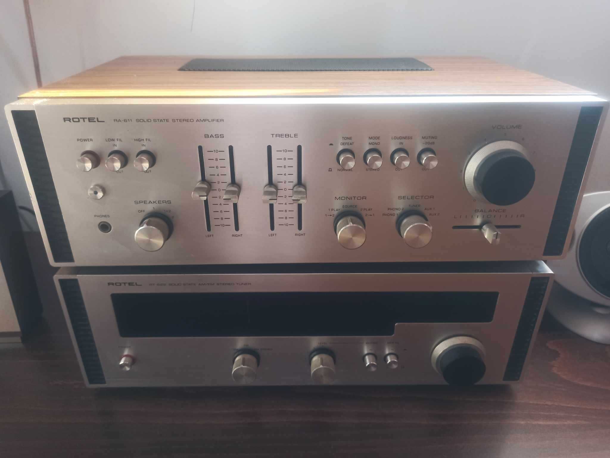 Wzmacniacz Rotel RA-611+ tuner Rotel RT-622