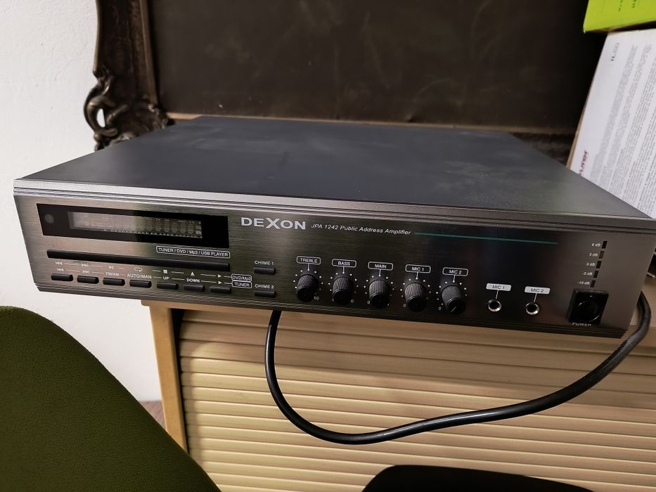 Dexon JPA 1242, wzmacniacz, DVD, tuner, MP3, USB