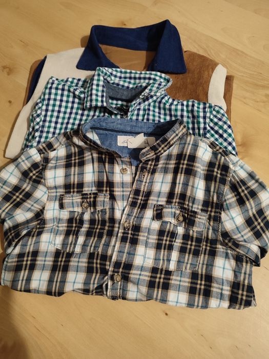 3 koszule rozm. 128