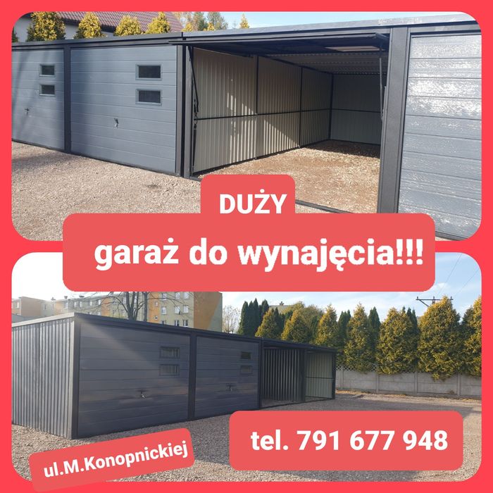 Garaż do wynajęcia ZATORZE