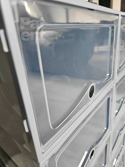 Organizery 10 sztuk pudełka do przechowywania szare dom modułowe