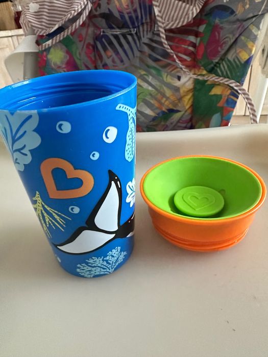 Чашка-непроливайка Munchkin "Кит"