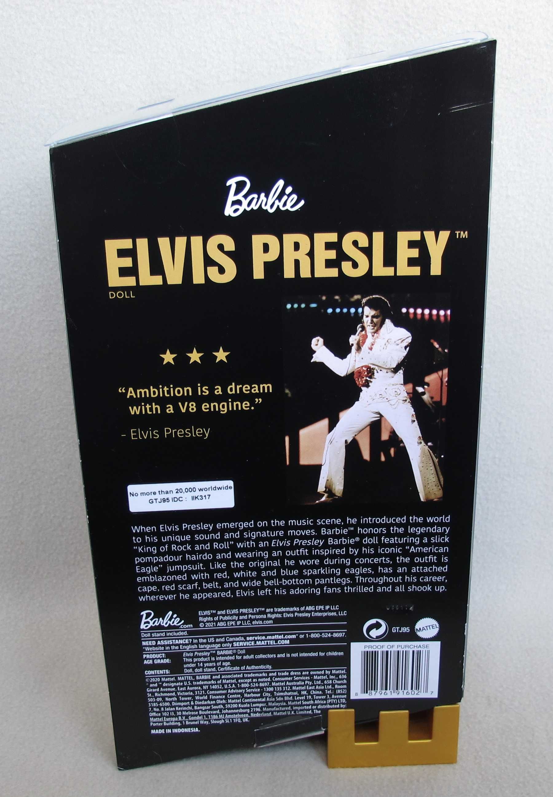 Барби Элвис Пресли 2021 Elvis Presley Barbie American Eagle