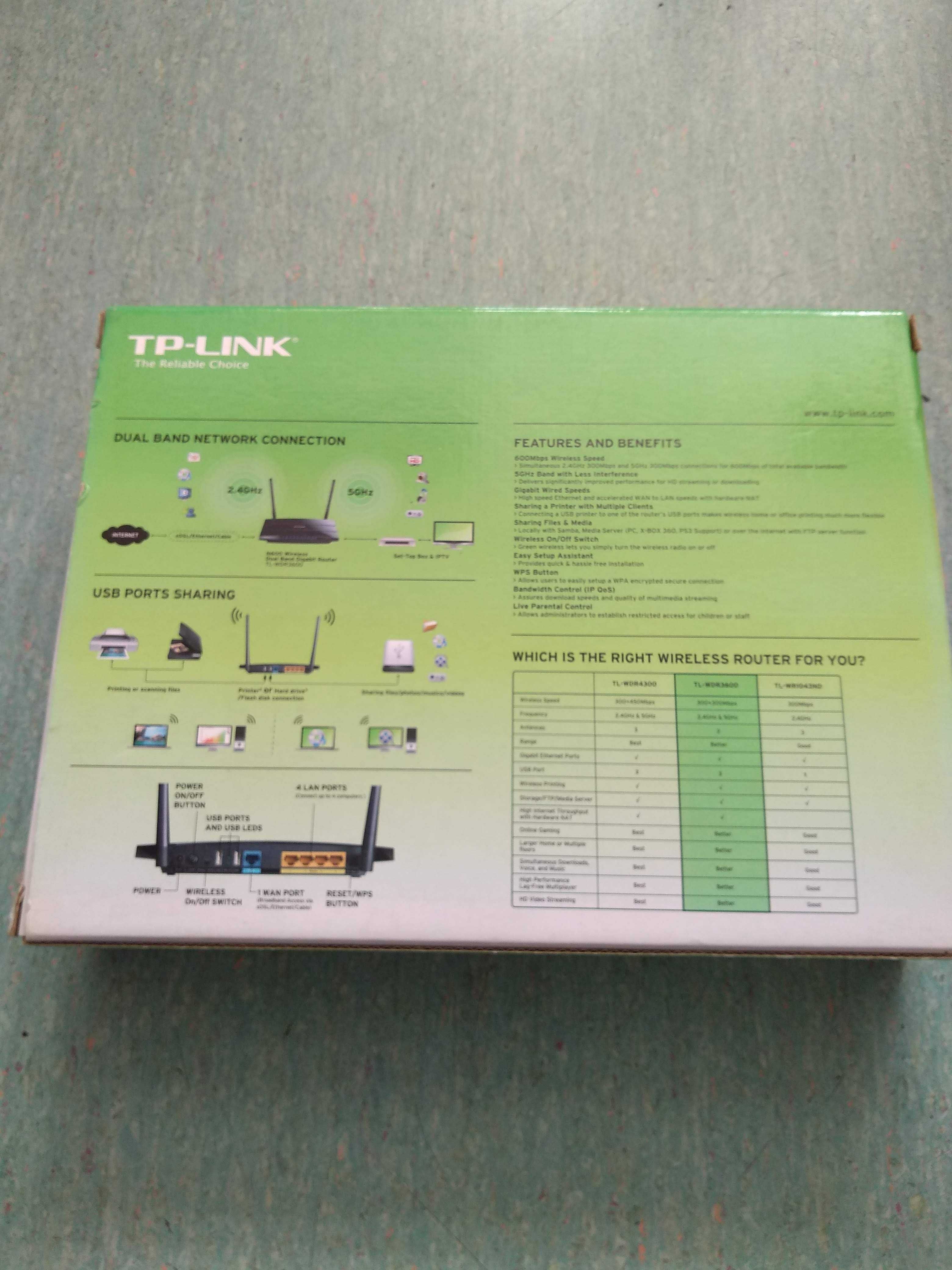 Router bezprzewodowy TP-Link TL-WDR3600
