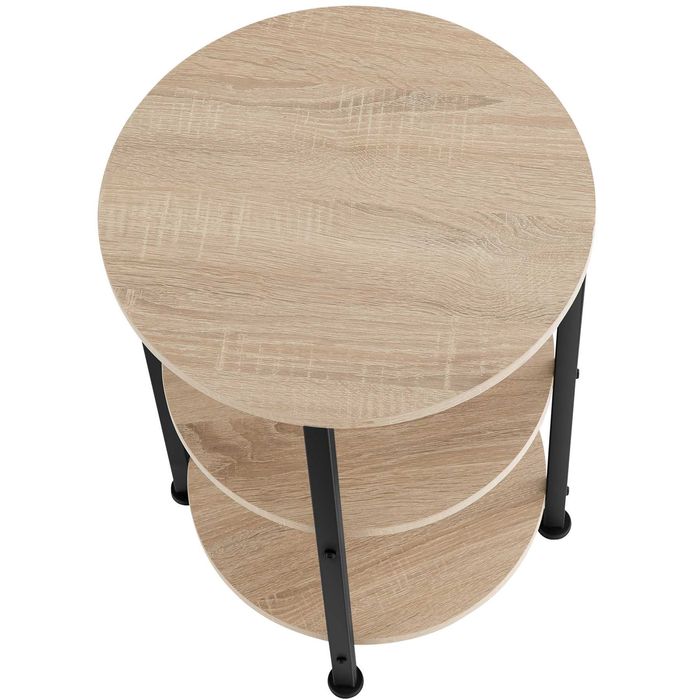 Stolik boczny Colchester industrialny jasny lub ciemny OUTLET