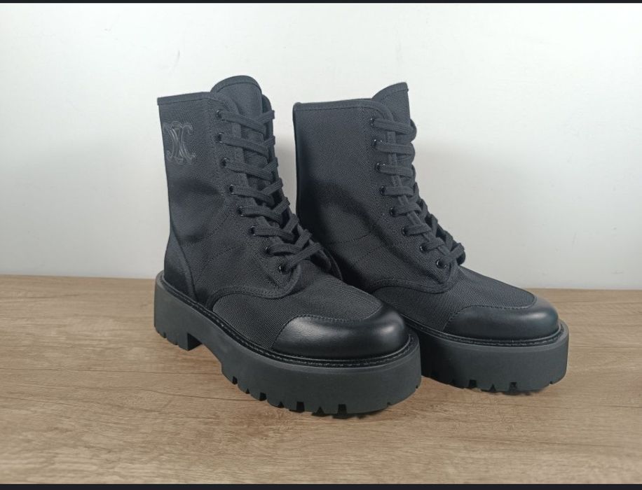Buty CELINE „Bulky Laced‑Up Boot”