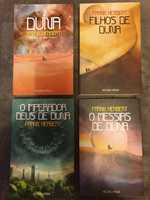 Duna de Frank Herbert Colecção completa 4 livros  NOVOS Não Manuseados