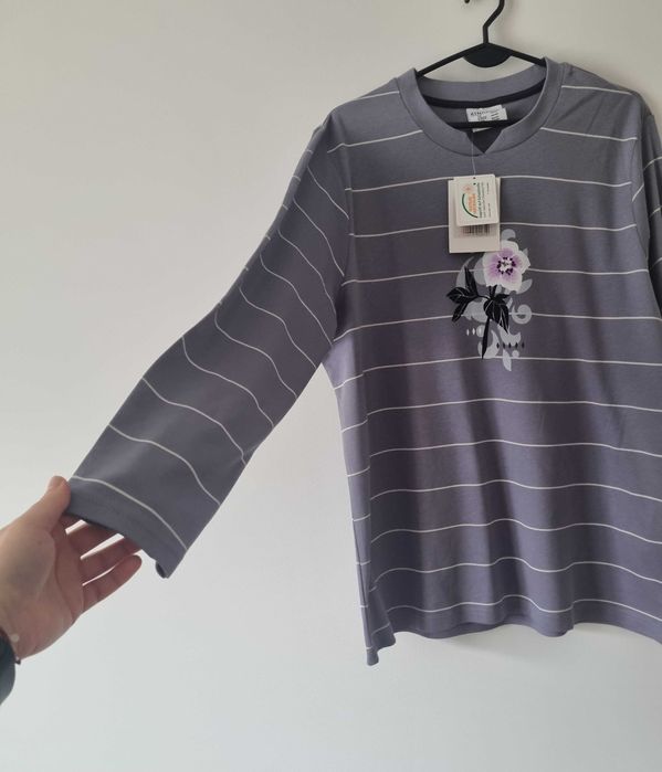 Damska piżama fioletowa Ringella 44/46 nowa z metką góra od piżamy