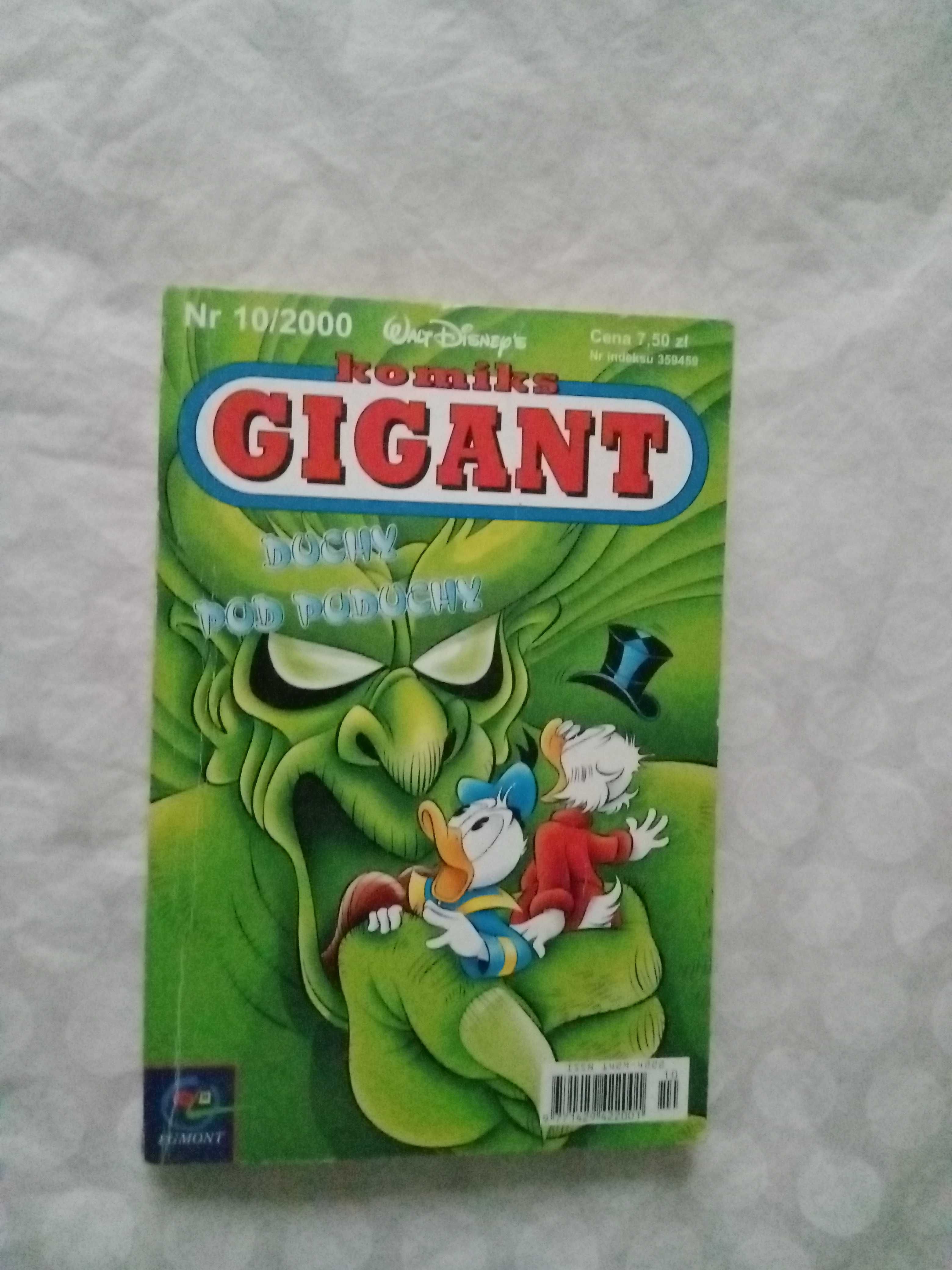 Komiks Gigant 10/2000 Duchy pod poduchy 2000r