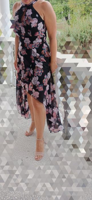 Prześliczna suknia zwiewna na wesele vissavi r40/L duży biust astmetr