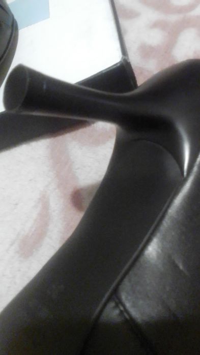 Туфли кожаные, черные, новые.