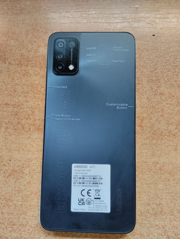 Смартфон umidigi a11 4/64 б/у гарний стан