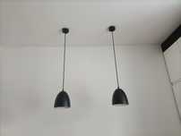 Czarne lampy loftowe