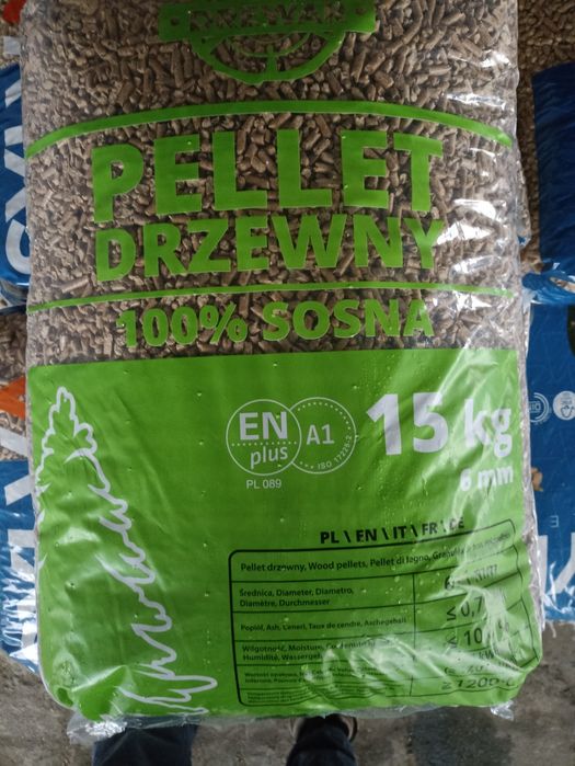 Pellet drzewny 100% Sosna 6mm pelet A1