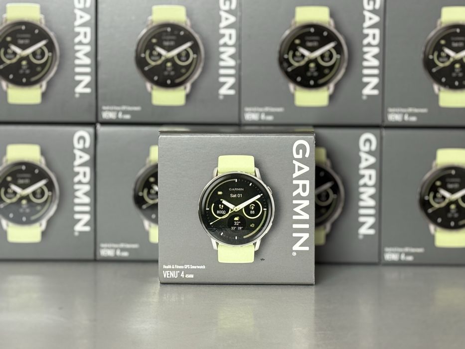 Годинник Garmin Venu 4 45 mm Silver with Citron SB (010-03014-02)