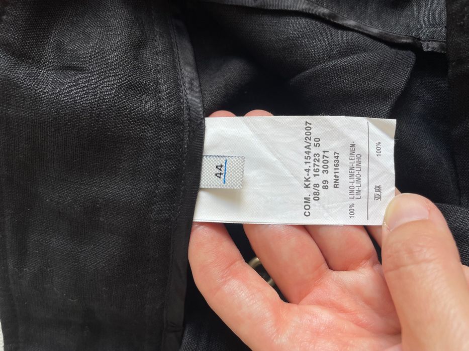 Брюки жіночі Cerruti  лляні чорні