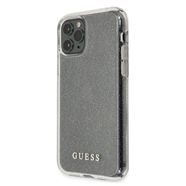 Guess Guhcn65Pcglsi Iphone 11 Pro Max Srebrny/Silver Hard Case Glitter