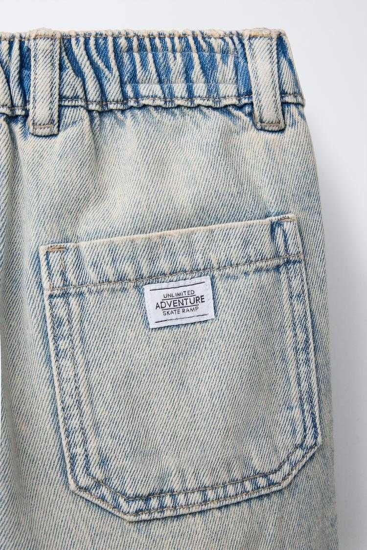 Прямі дитячі джинси бойфренди zara для хлопчика р. 164