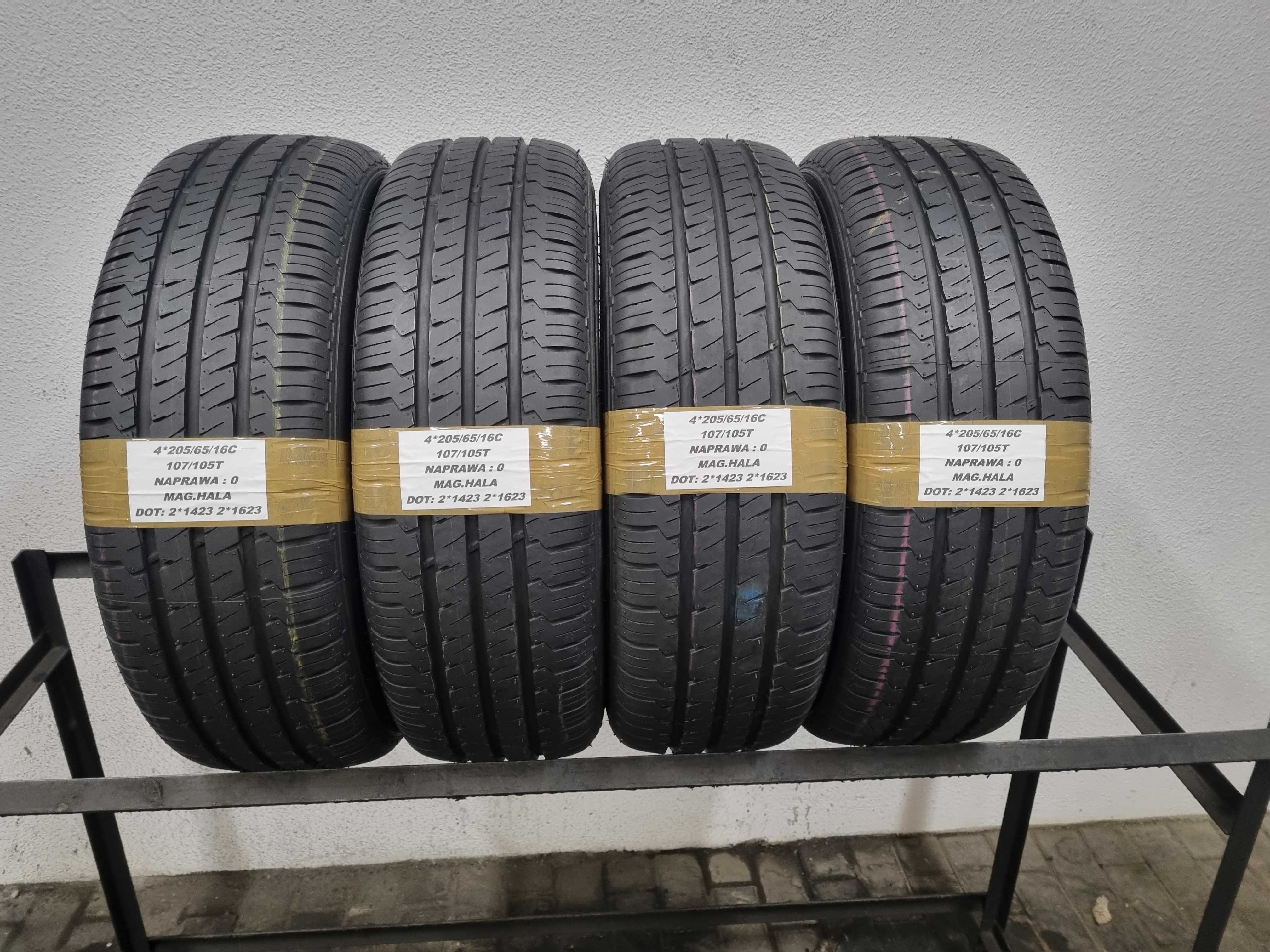 205/65/16C 107/105T Hankook Vantra LT KOMPLET OPON 4SZT Dot.2023R