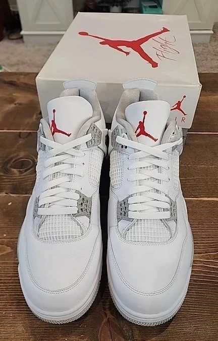 Jordan_4_Retro_White_Oreo_Biegania / Rozmiar 42