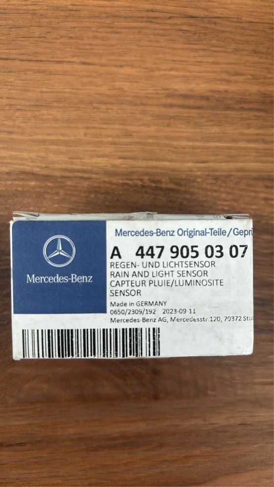Mercedes-Benz czujnik deszczu