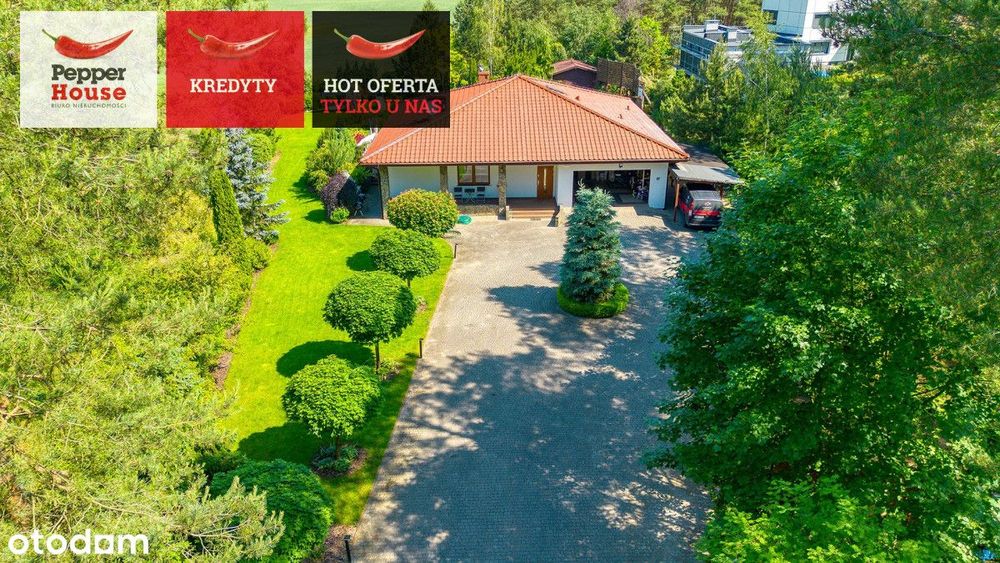 Dom wolnostojący w środku lasu! 235m2 basen, sauna