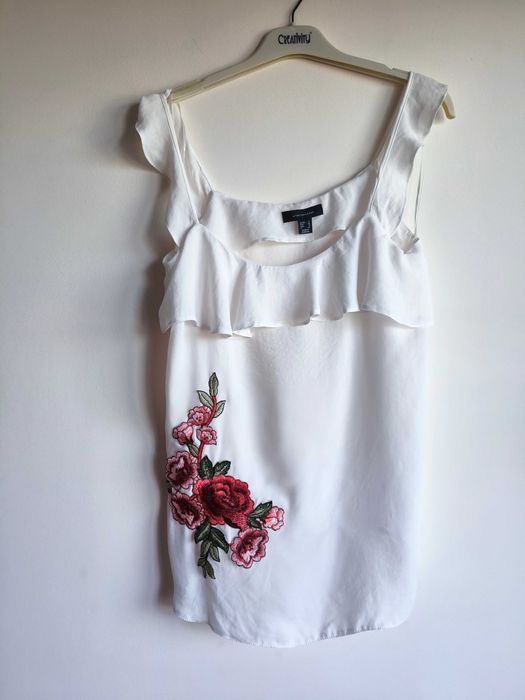 Biała koszulka na ramiączkach Atmosphre L/40