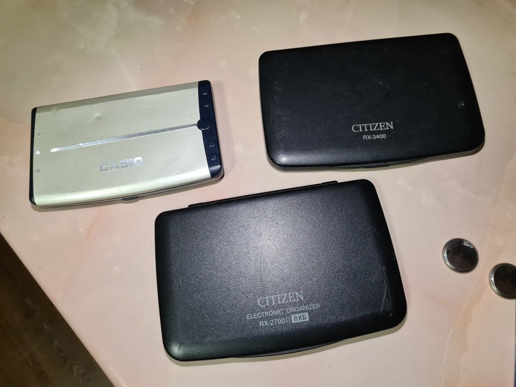 Калькулятор Casio CA-250 и Записные Книжки Citizen RX-2700 RX-3400
