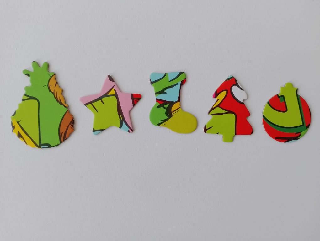Puzzle 500 Grinch świąteczne