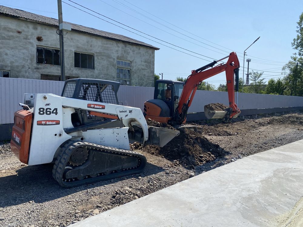 Послуги міні навантажувач бобкат, бобкет, Bobcat
