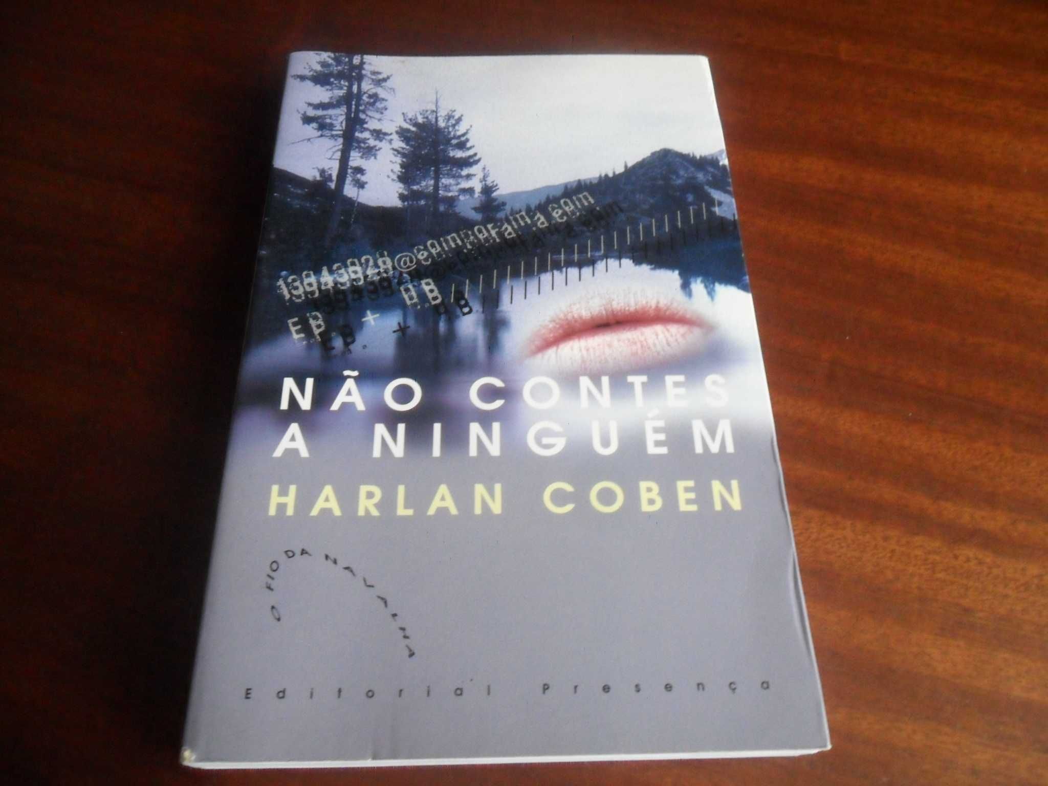 "Não Contes a Ninguém" de Harlan Coben - 1ª Edição de 2003