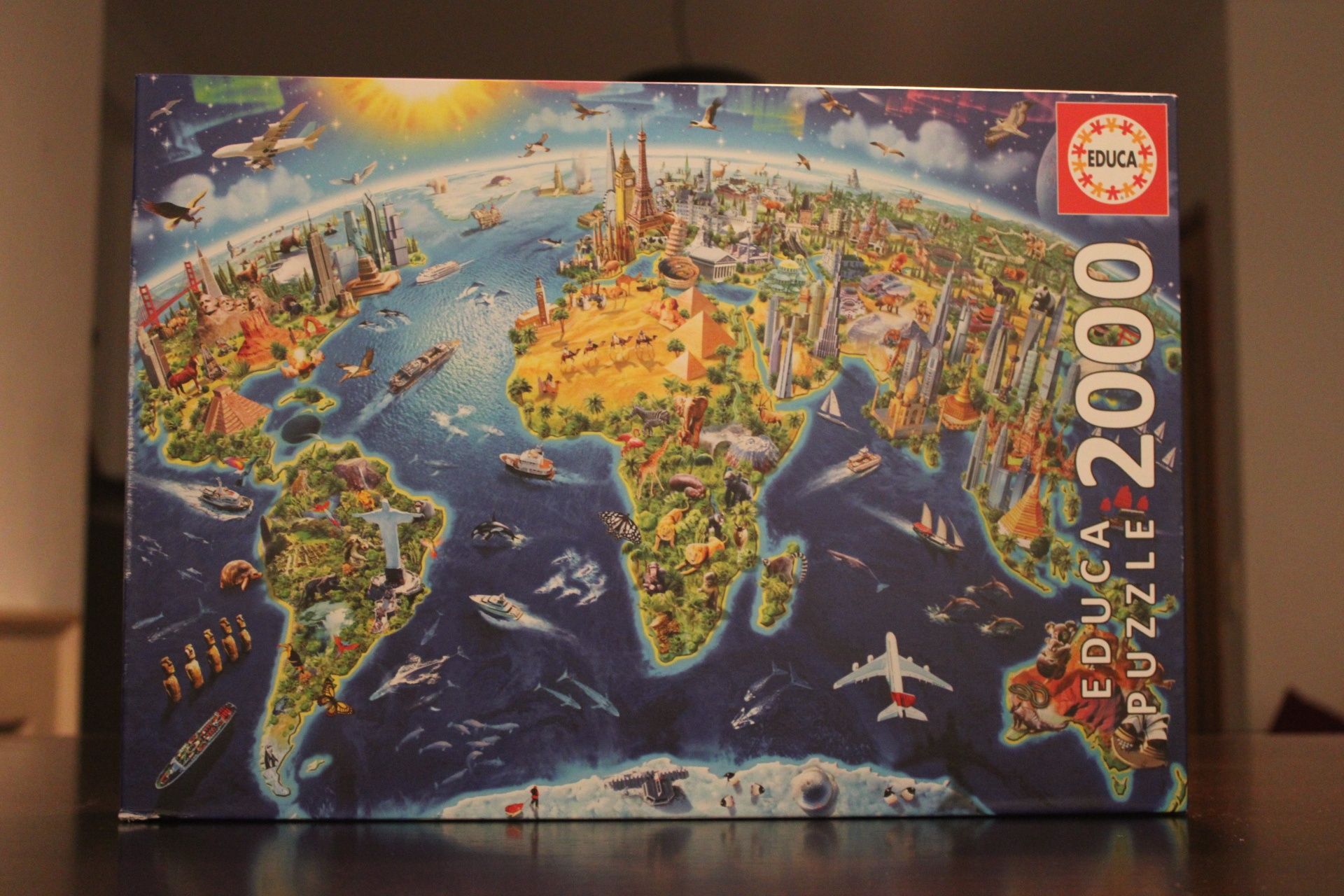 Puzzle do Mapa Mundo