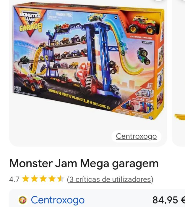 Pista Carros Monster Jam