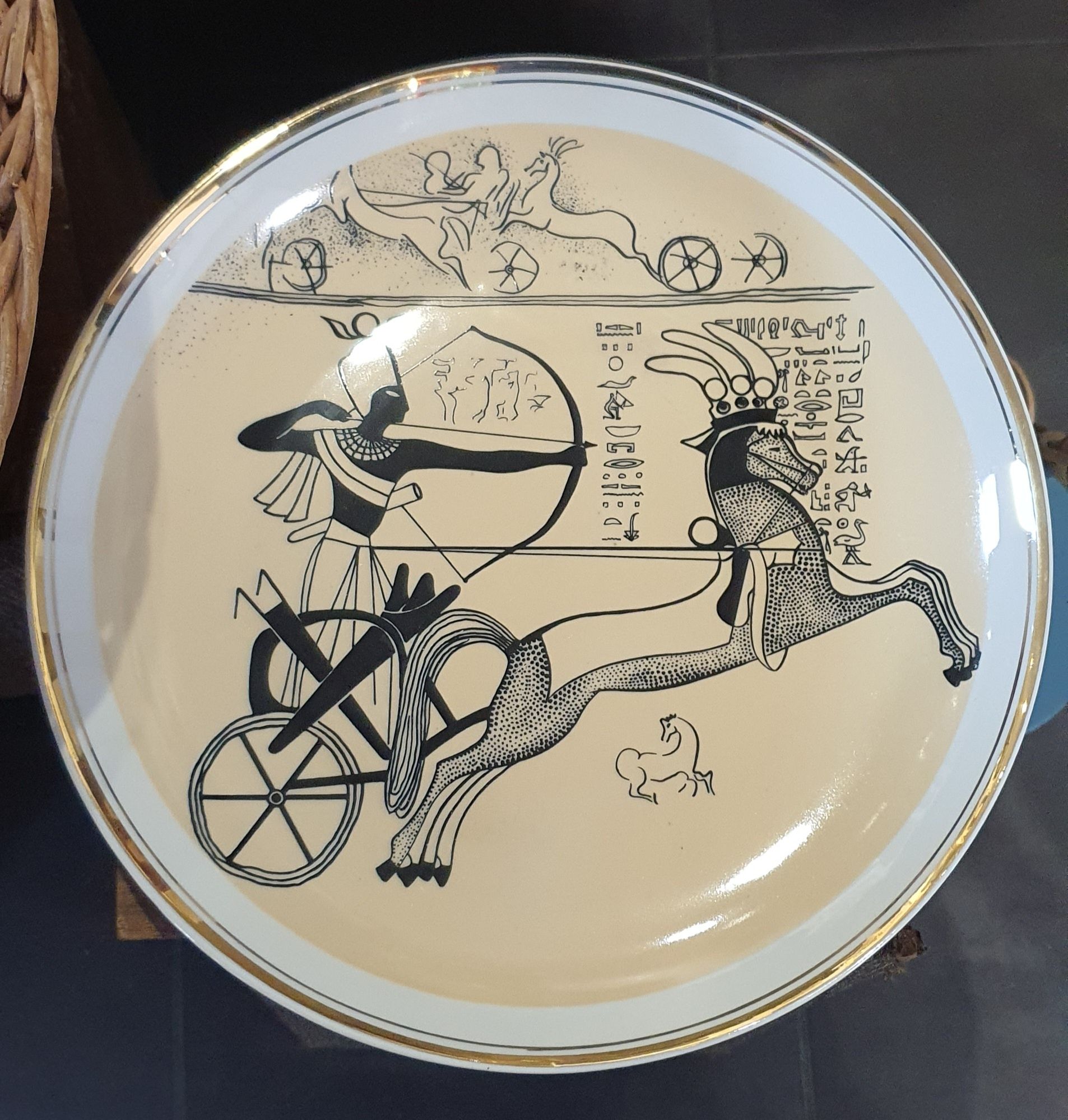 Patera porcelanowa Karolina lata 60