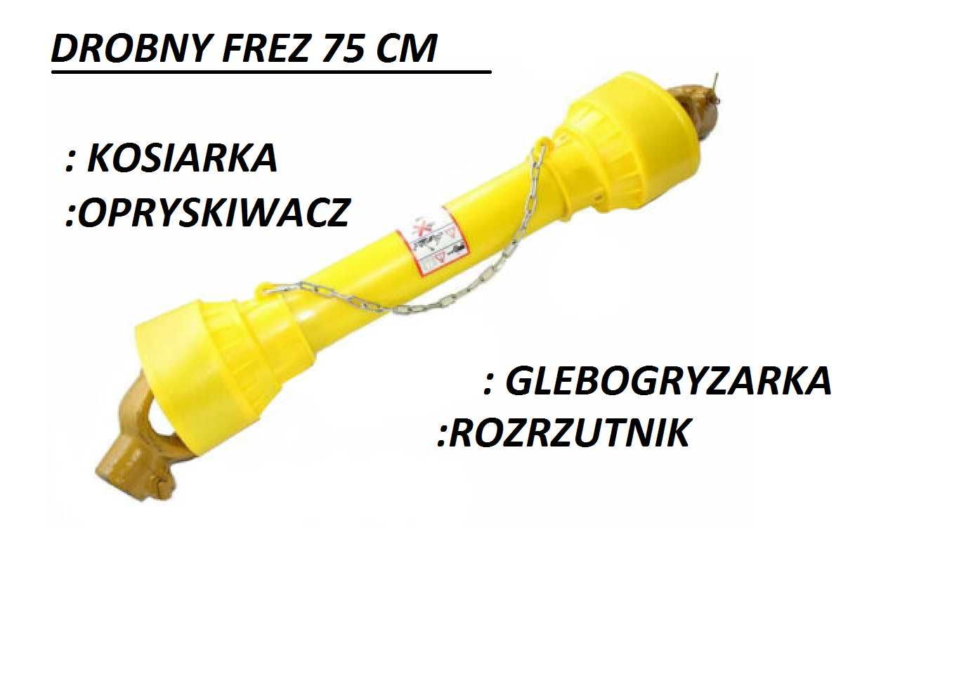 WAŁEK FREZOWANY 75cm przekanika mocy w osłonie