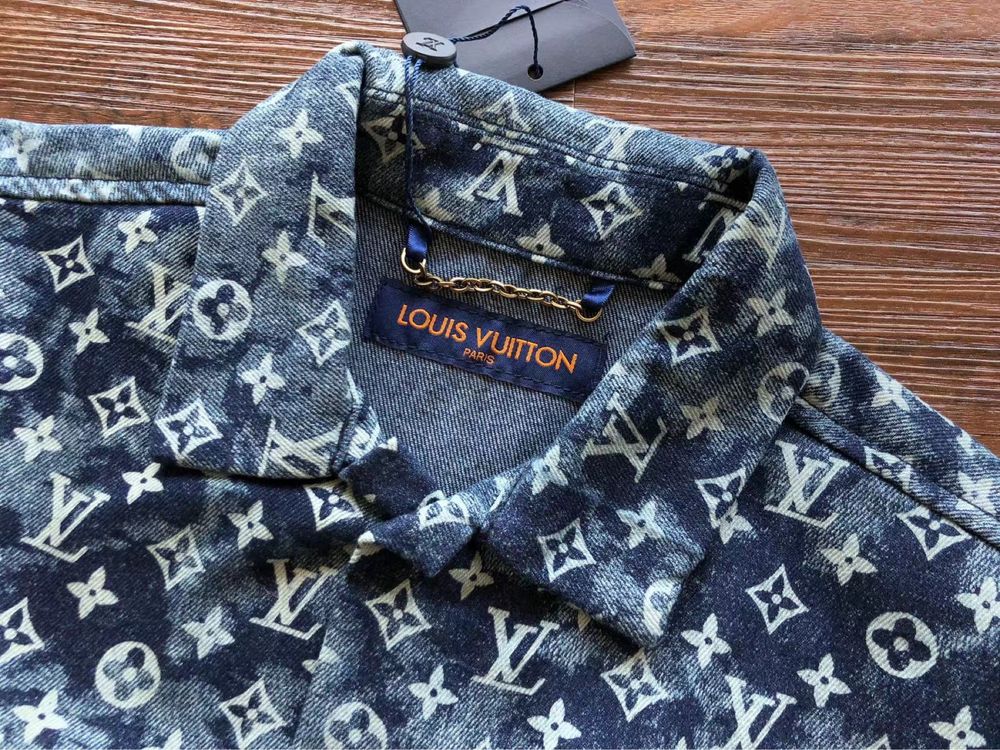 Spodenki I Koszulka Dżinsowa Zestaw Louis Vuitton LV