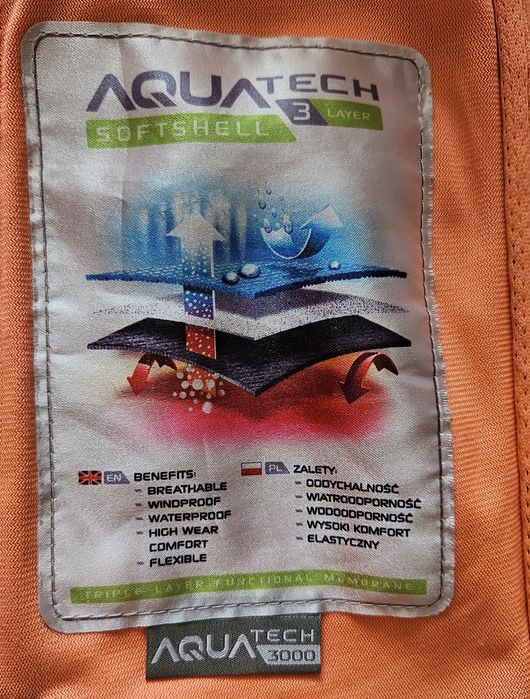 Kurtka szaro/pomarańczowa 4F, XS